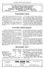 Publisher's Note, Farmers Information 1, Shawnee County 1938